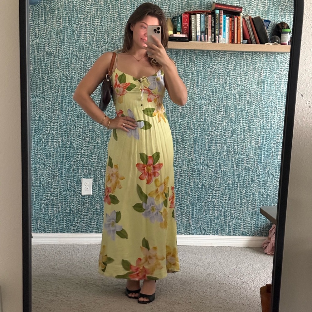 Anthropologie Maeve Printed Slip Dress size Small